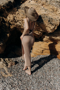 Пляжное платье 4100 Мокко