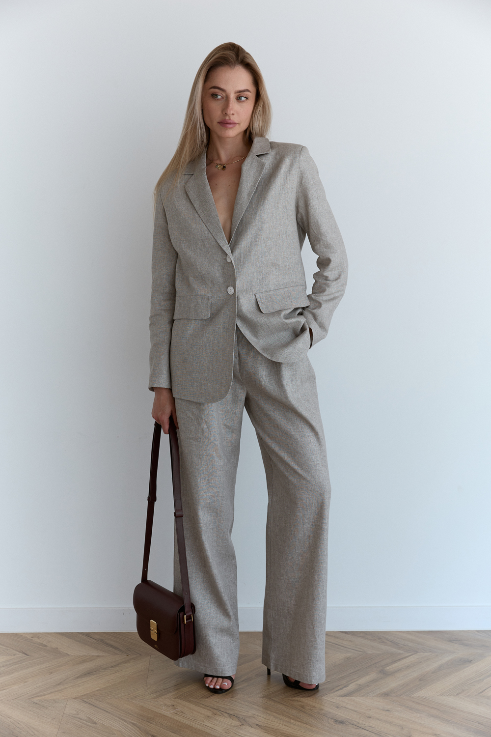 Пиджак 6628 Серый