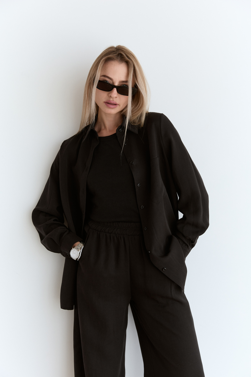 Рубашка 6652 Черный