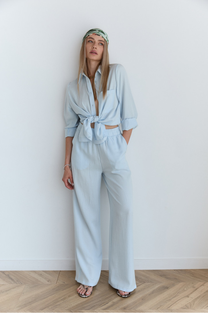 Брюки 6653 Голубой