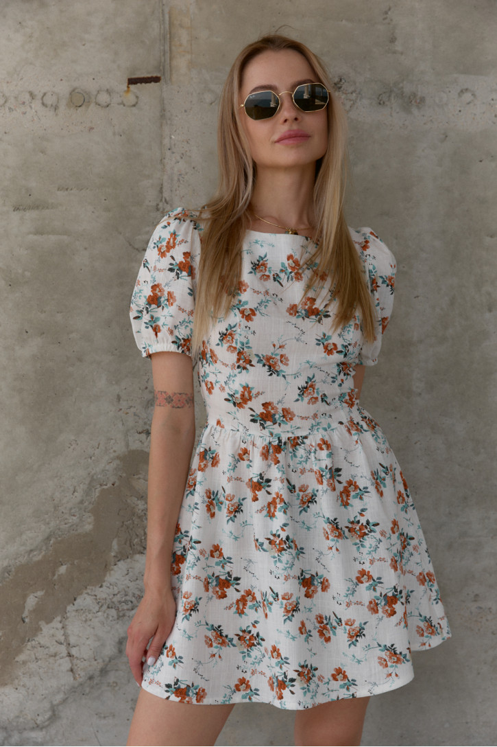 Платье 6661 Молочный