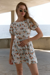 Платье 6661 Молочный