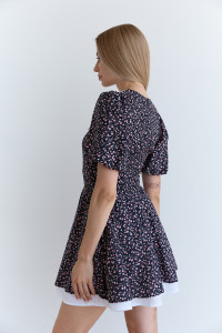 Платье 6690 Темно-синий