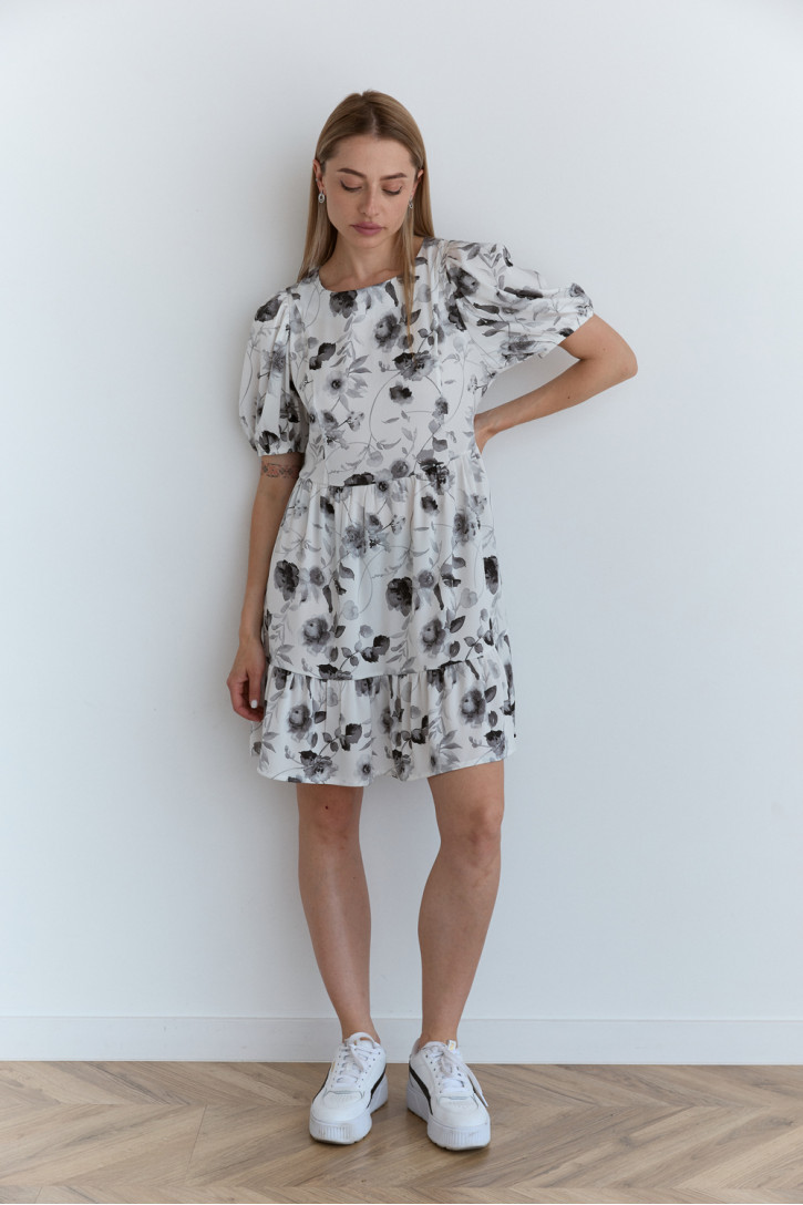 Платье 6694 Светло-серый