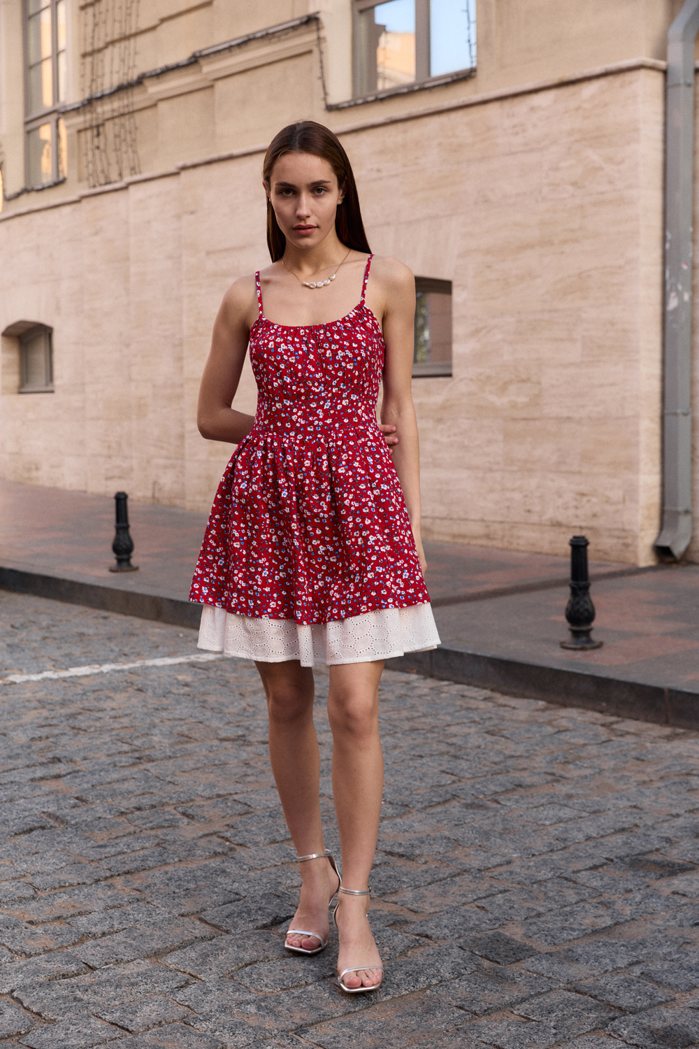 Платье 6676 Красный