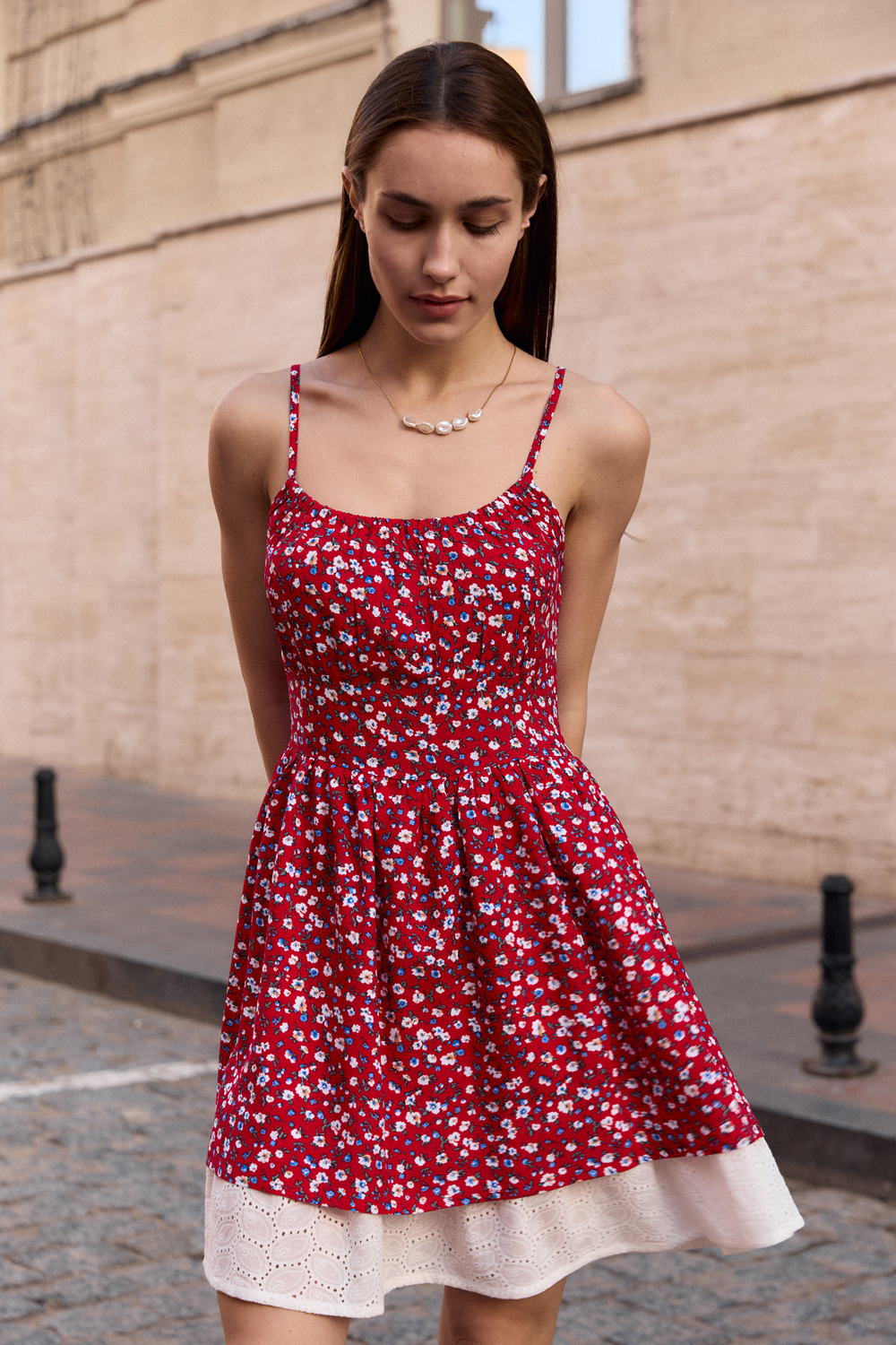 Платье 6676 Красный