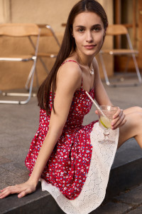 Платье 6676 Красный