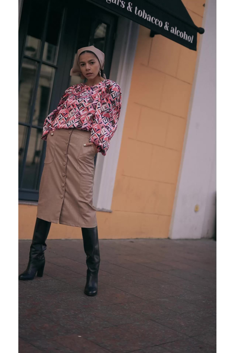 Юбка 6153 Бежевый