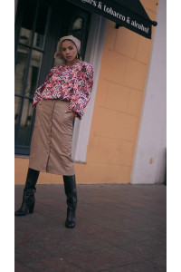 Юбка 6153 Бежевый