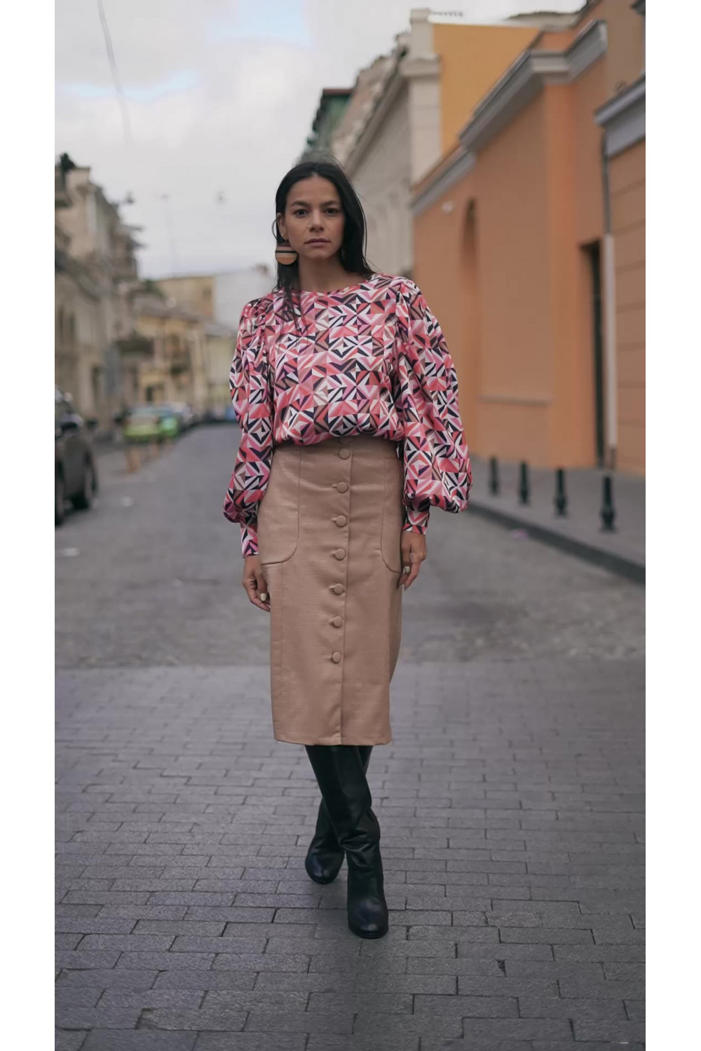 Блуза 6155 Коралловый