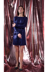 Платье 6349 Синий