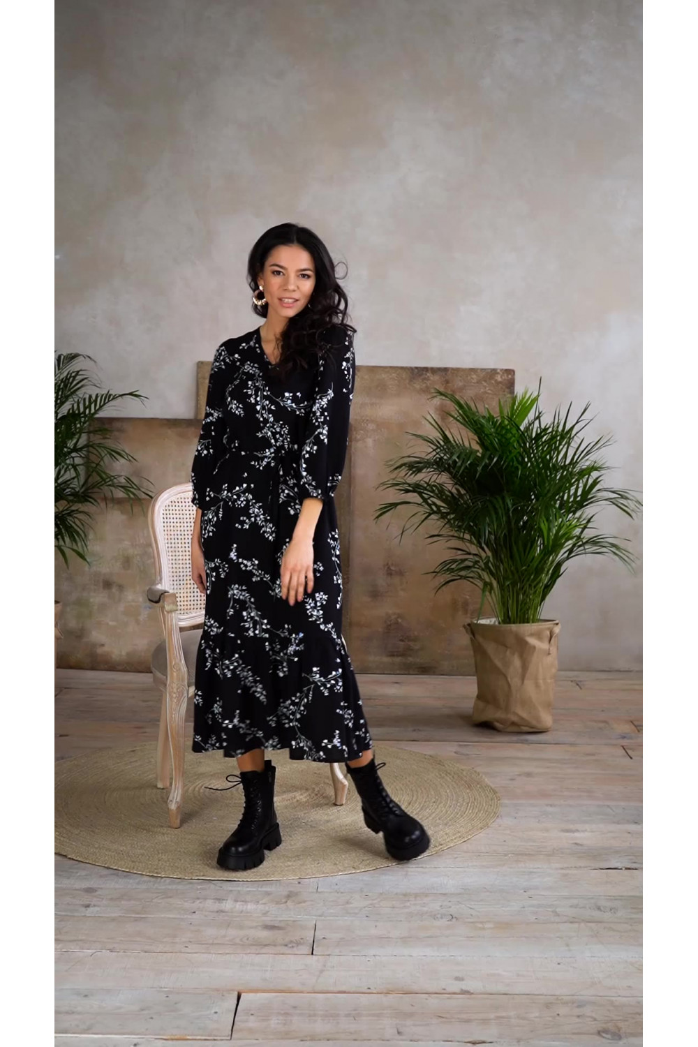 Платье 6005 Черный