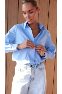 Рубашка 6518 Небесно-голубой