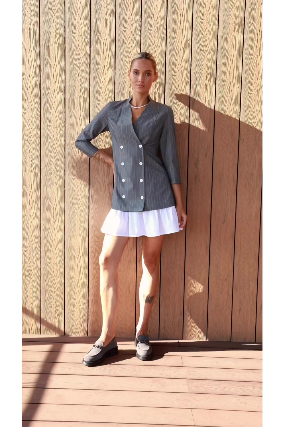 Платье 6703 Серый