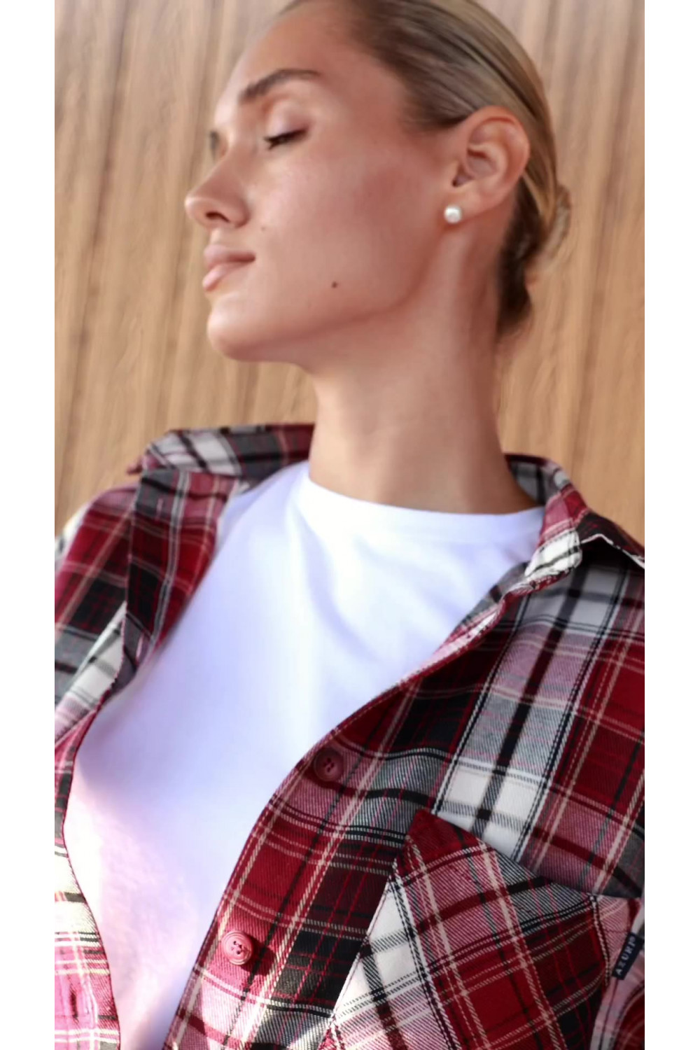 Рубашка 6713 Бордовый