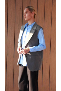 Жилет 6714 Серый