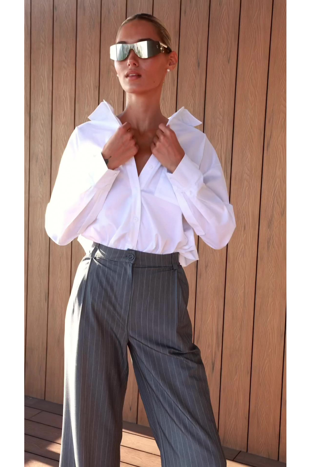 Рубашка 6718 Белый