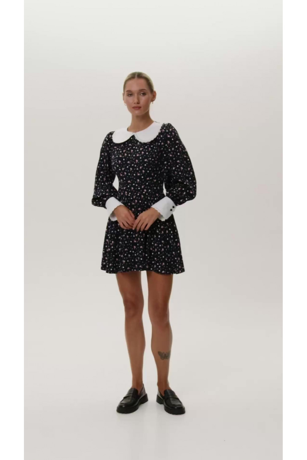 Платье 6708 Темно-синий