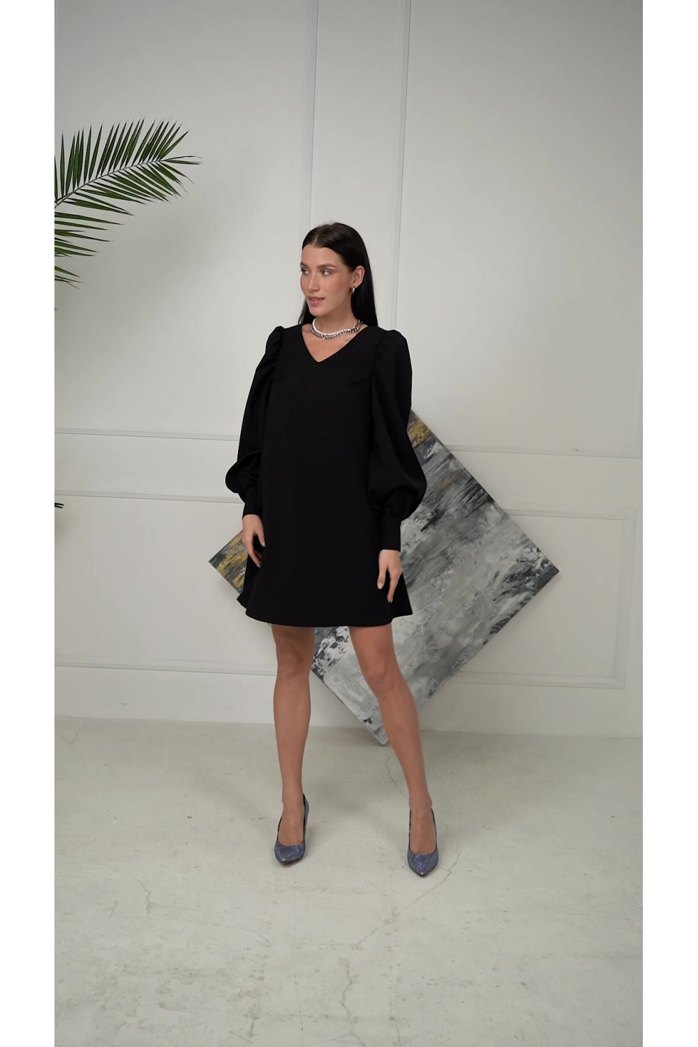 Платье 6181 Черный