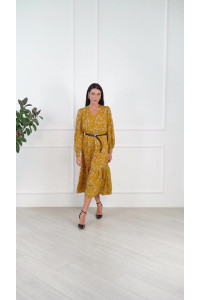 Платье 6128 Горчица