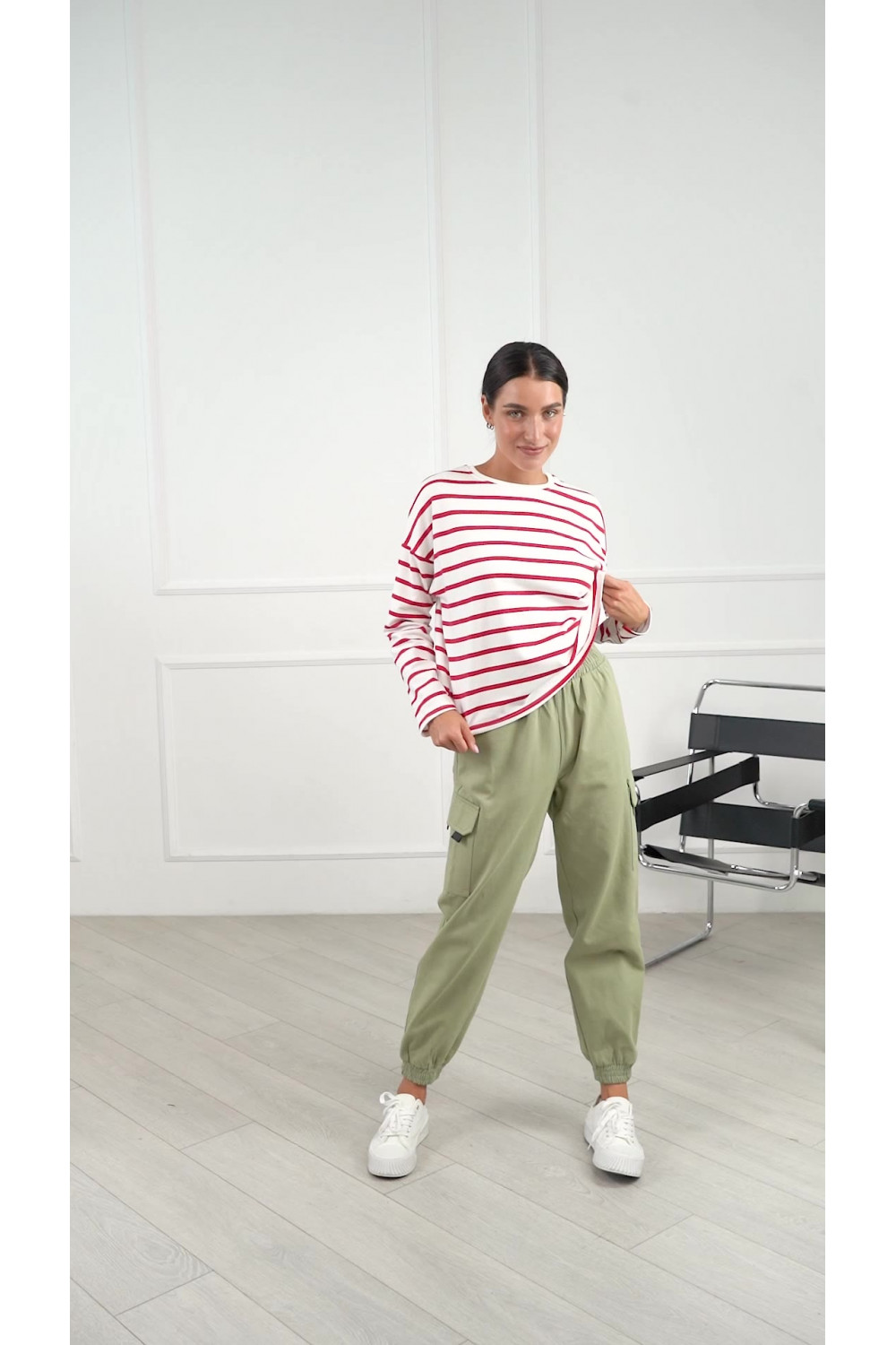 Брюки 6300 Оливковый