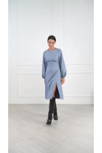 Платье 6318 Серо-голубой