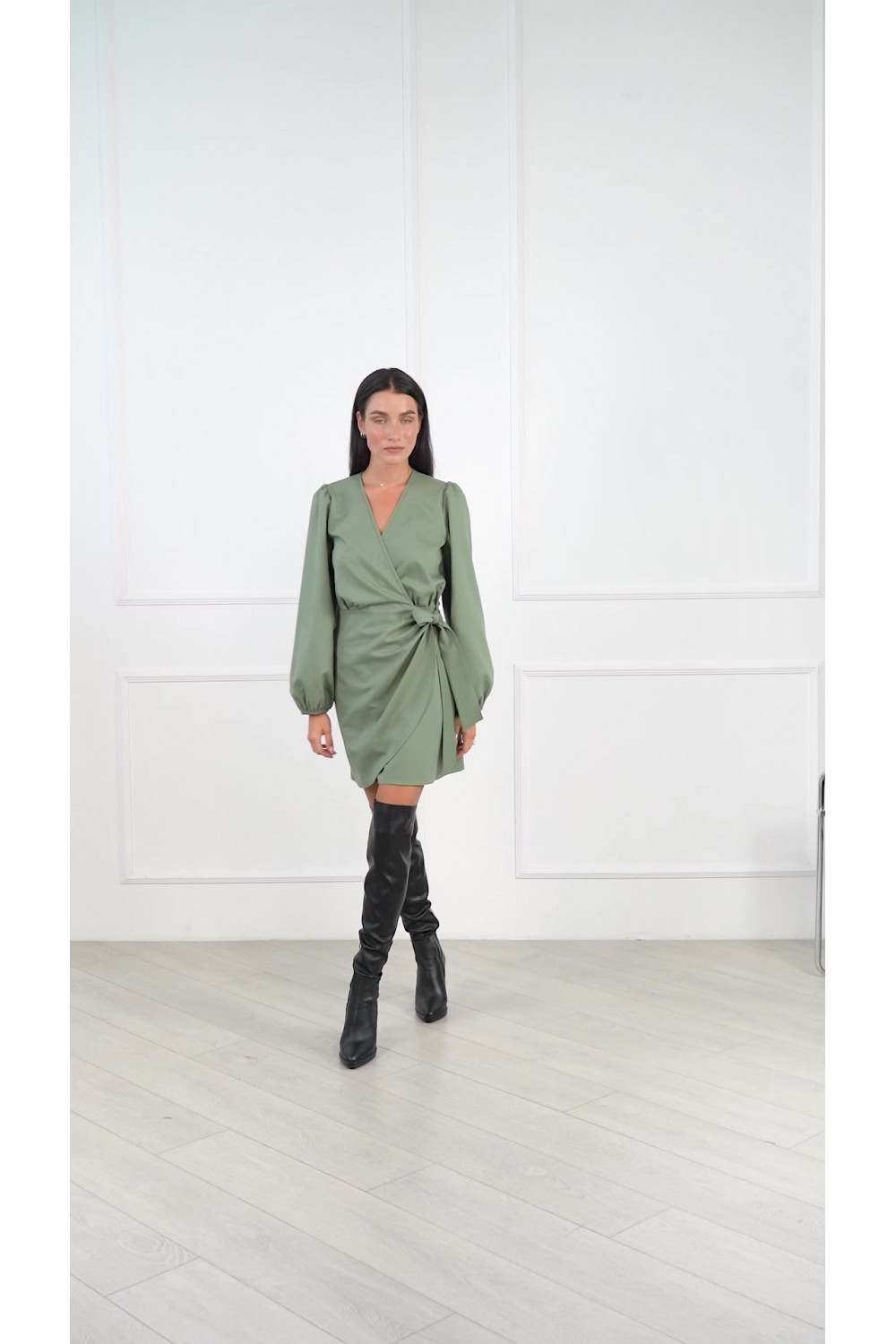 Платье 6319 Оливковый