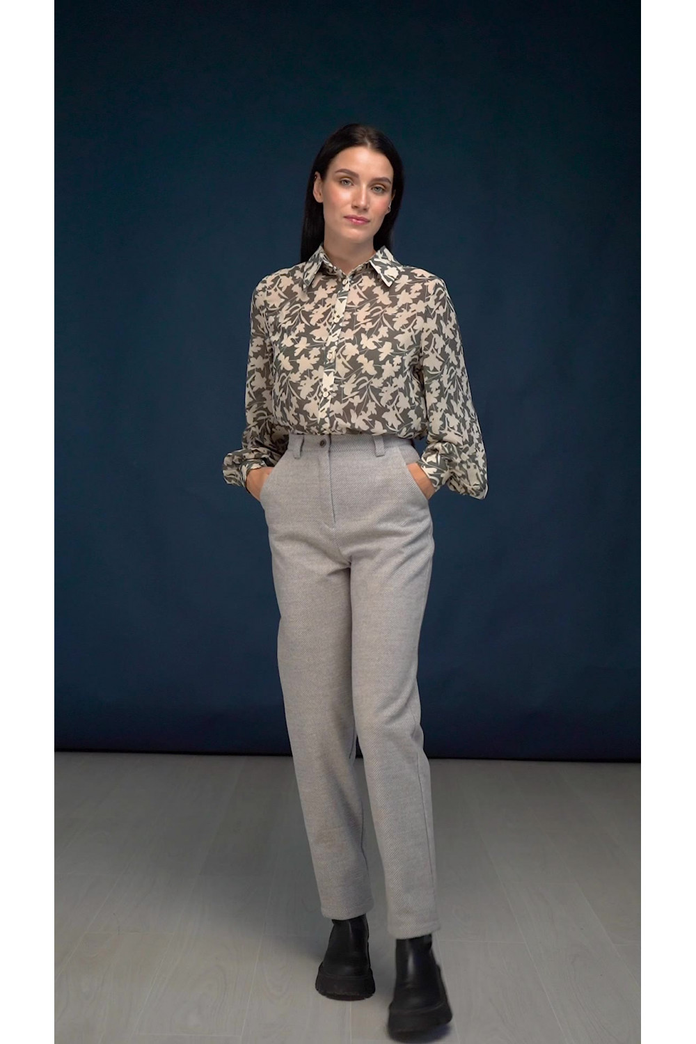 Брюки 6333 Серый