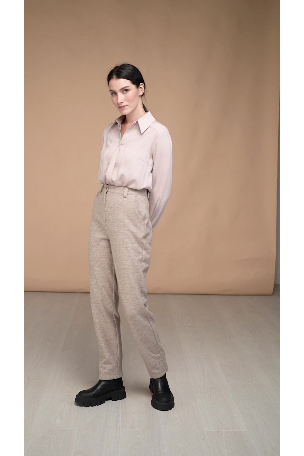 Брюки 6333 Бежевый