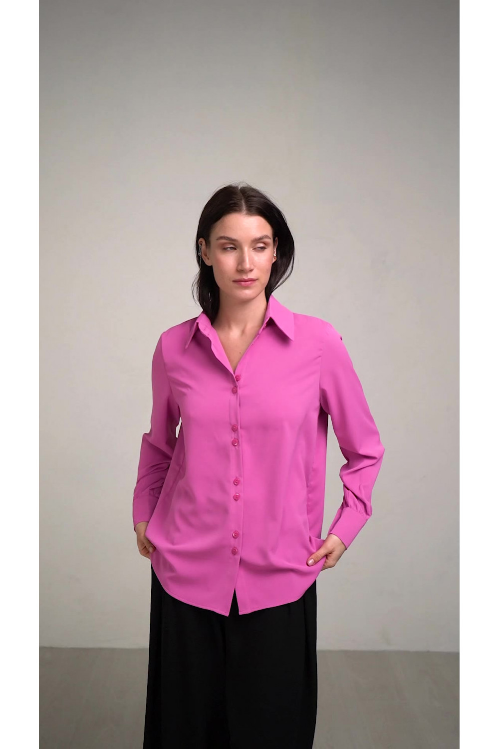 Блуза 6403 Розовый