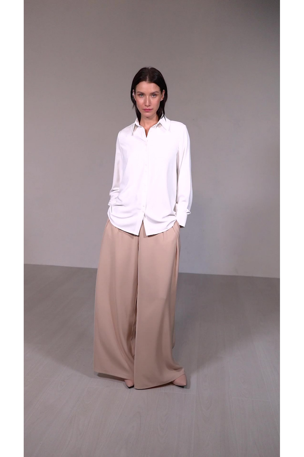 Брюки 6407 Бежевый