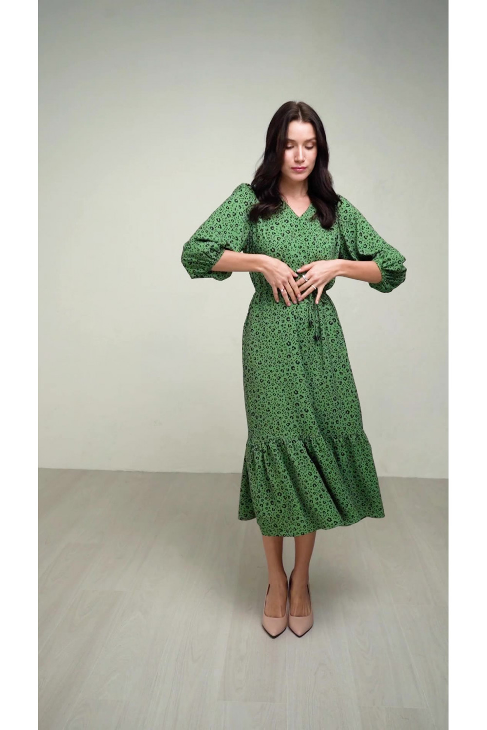 Платье 6409 Зеленый