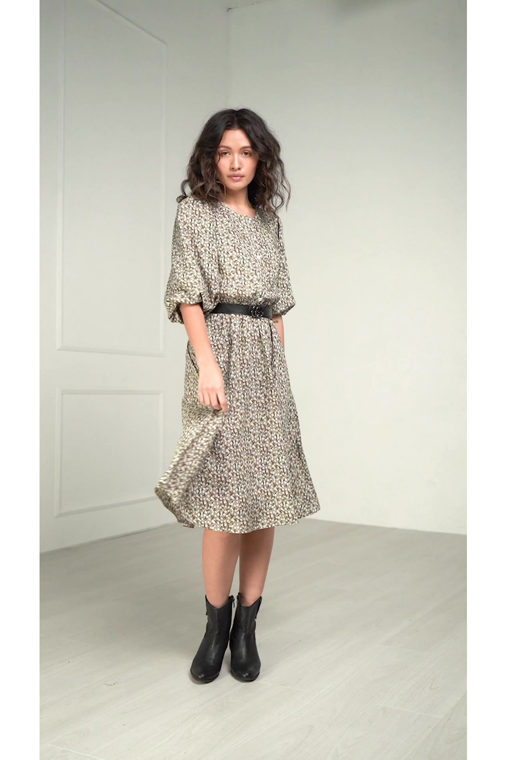 Платье 6020 Бежевый