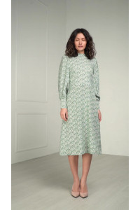 Платье 6222 Зеленый
