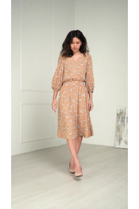 Платье 6236 Бежевый