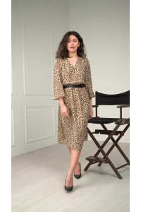 Платье 6419 Бежевый