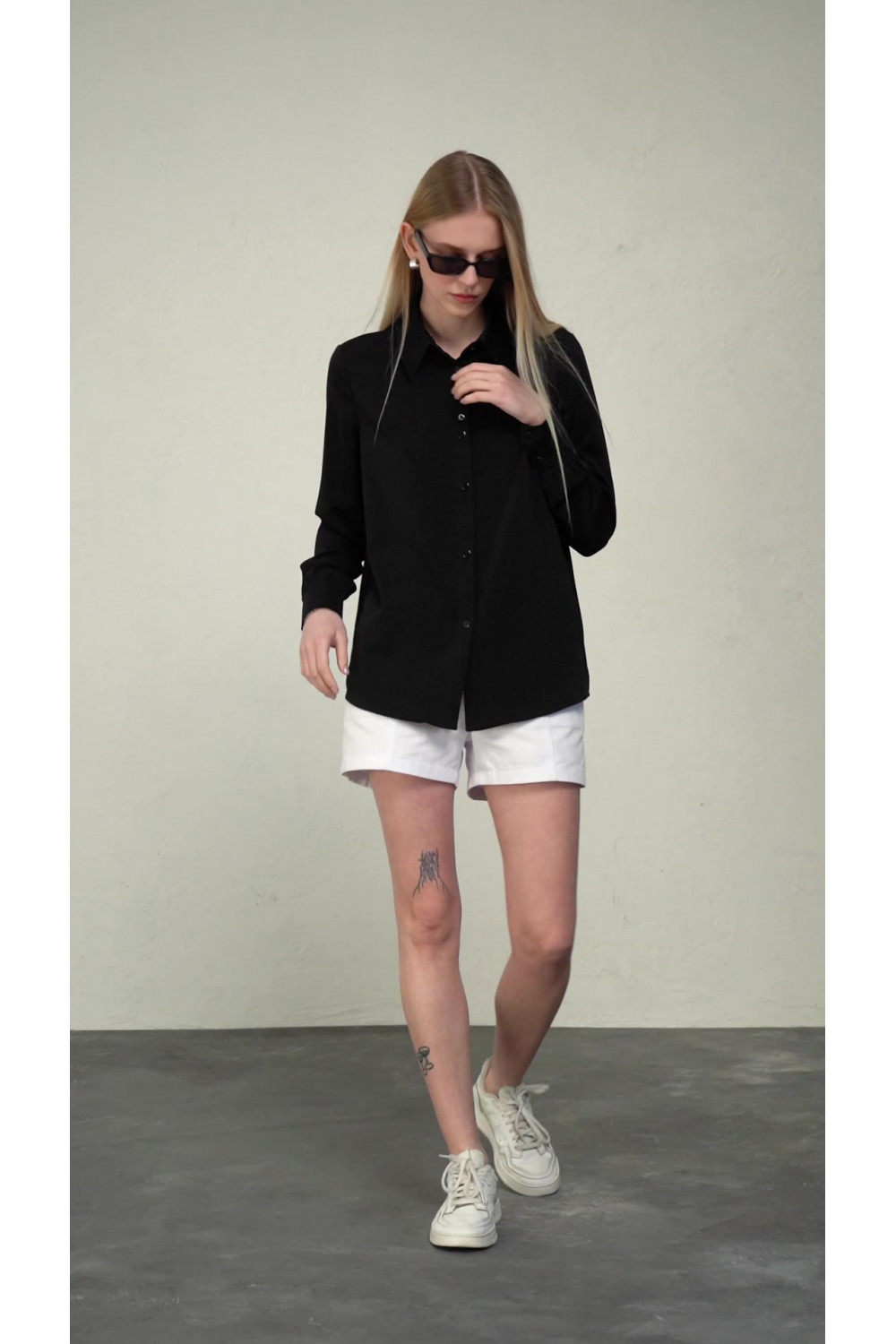 Блуза 6403 Черный