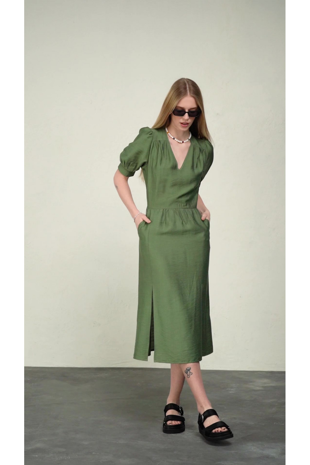 Платье 6426 Зеленый