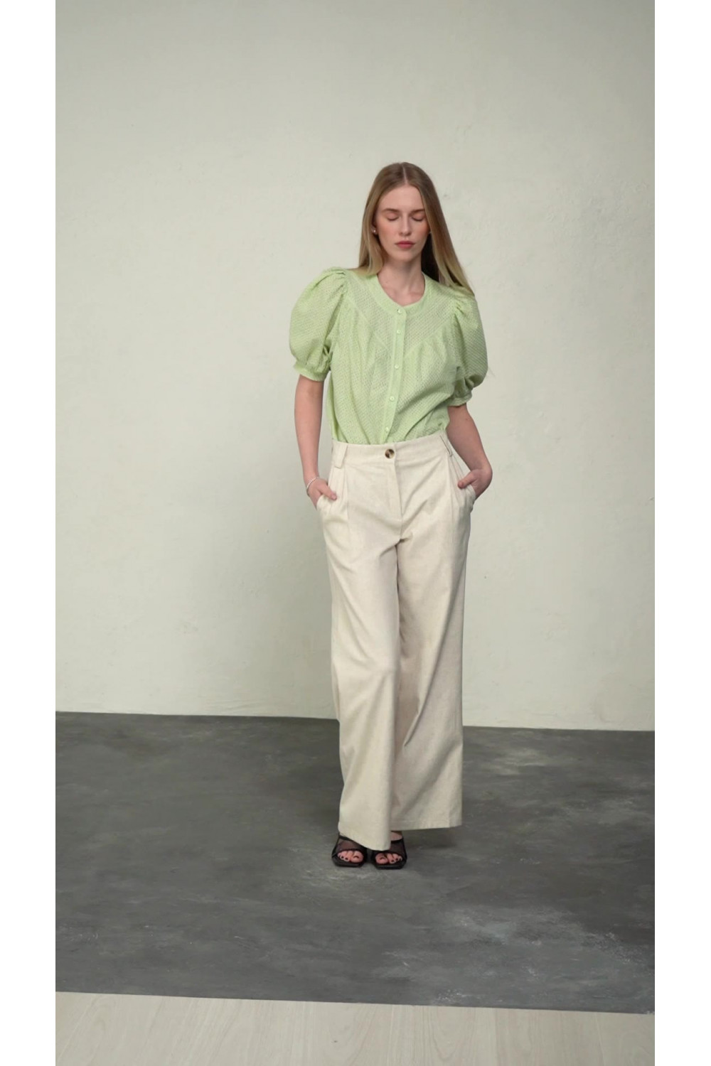 Блуза 6431 Фисташковый