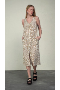 Платье 6432 Бежевый