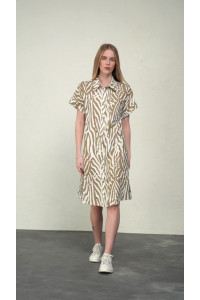 Платье 6433 Бежевый