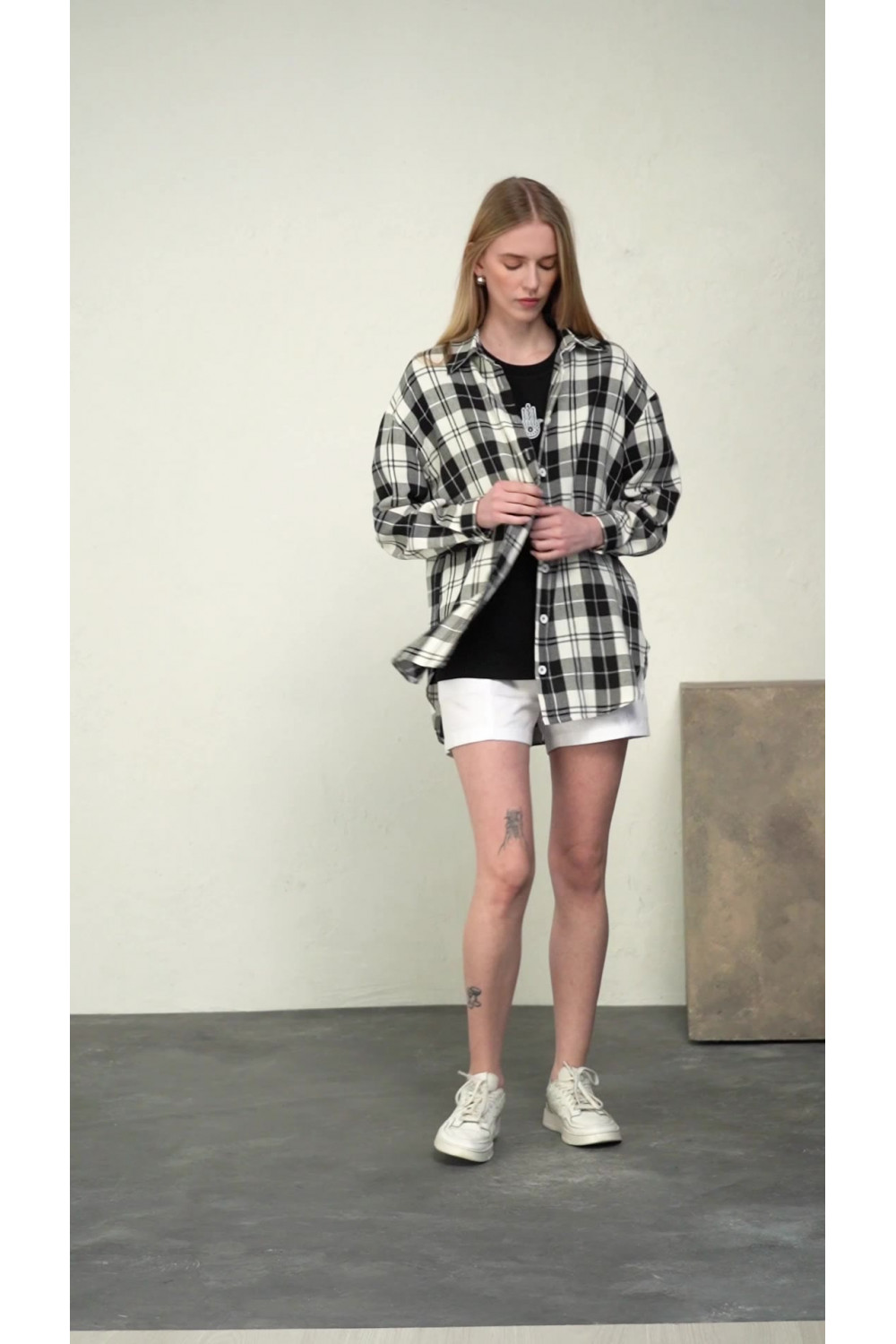 Рубашка 6440 Черный