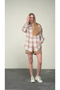 Рубашка 6440 Бежевый