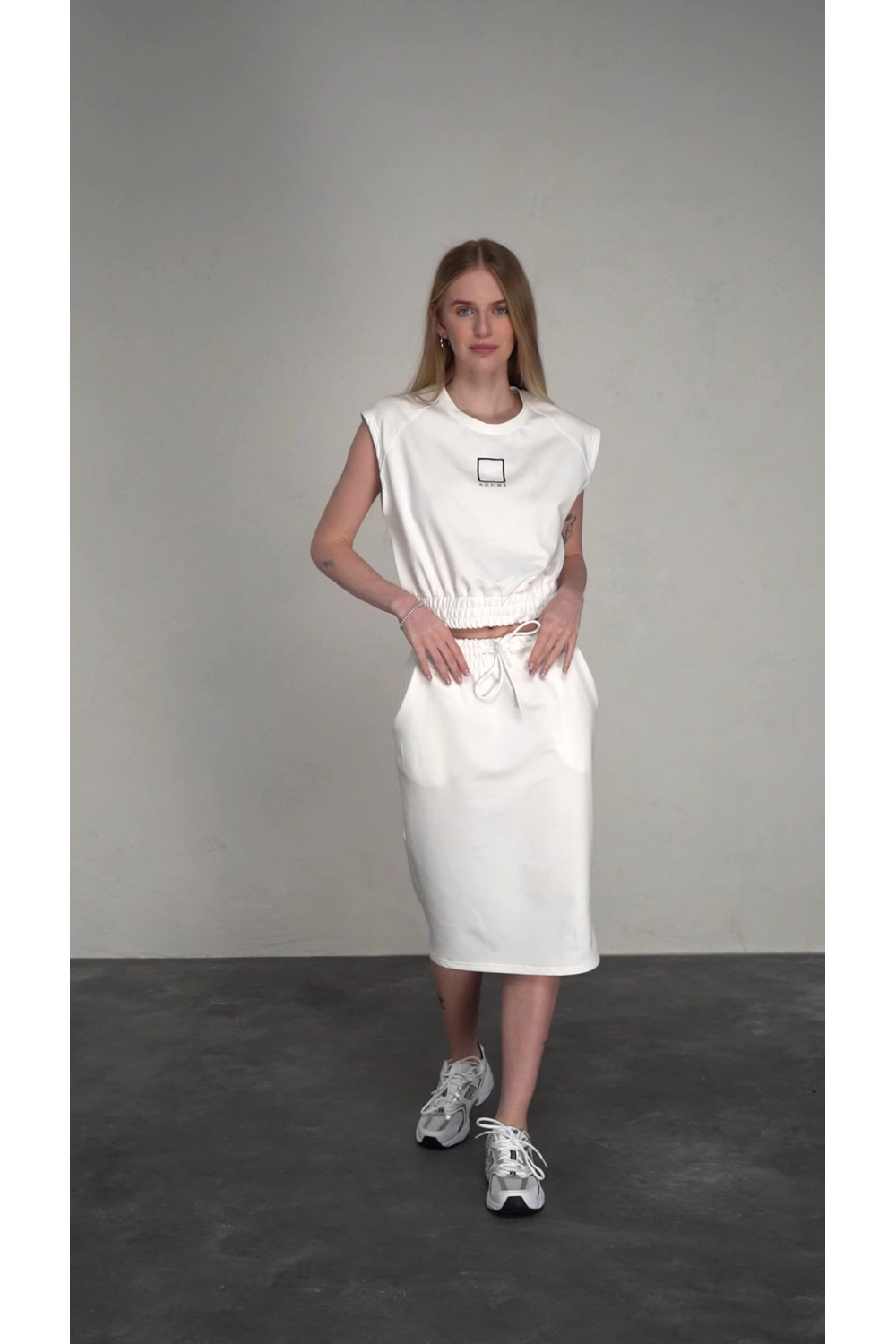 Костюм 6417 Молочный