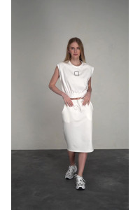 Костюм 6417 Молочный