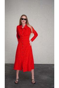 Платье 6418 Оранжевый