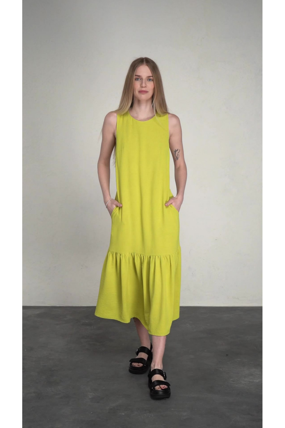 Платье 6428 Лайм