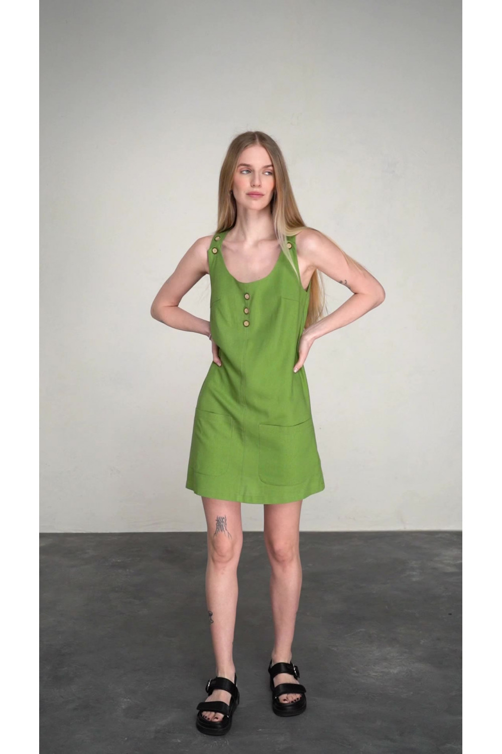 Платье 6430 Зеленый