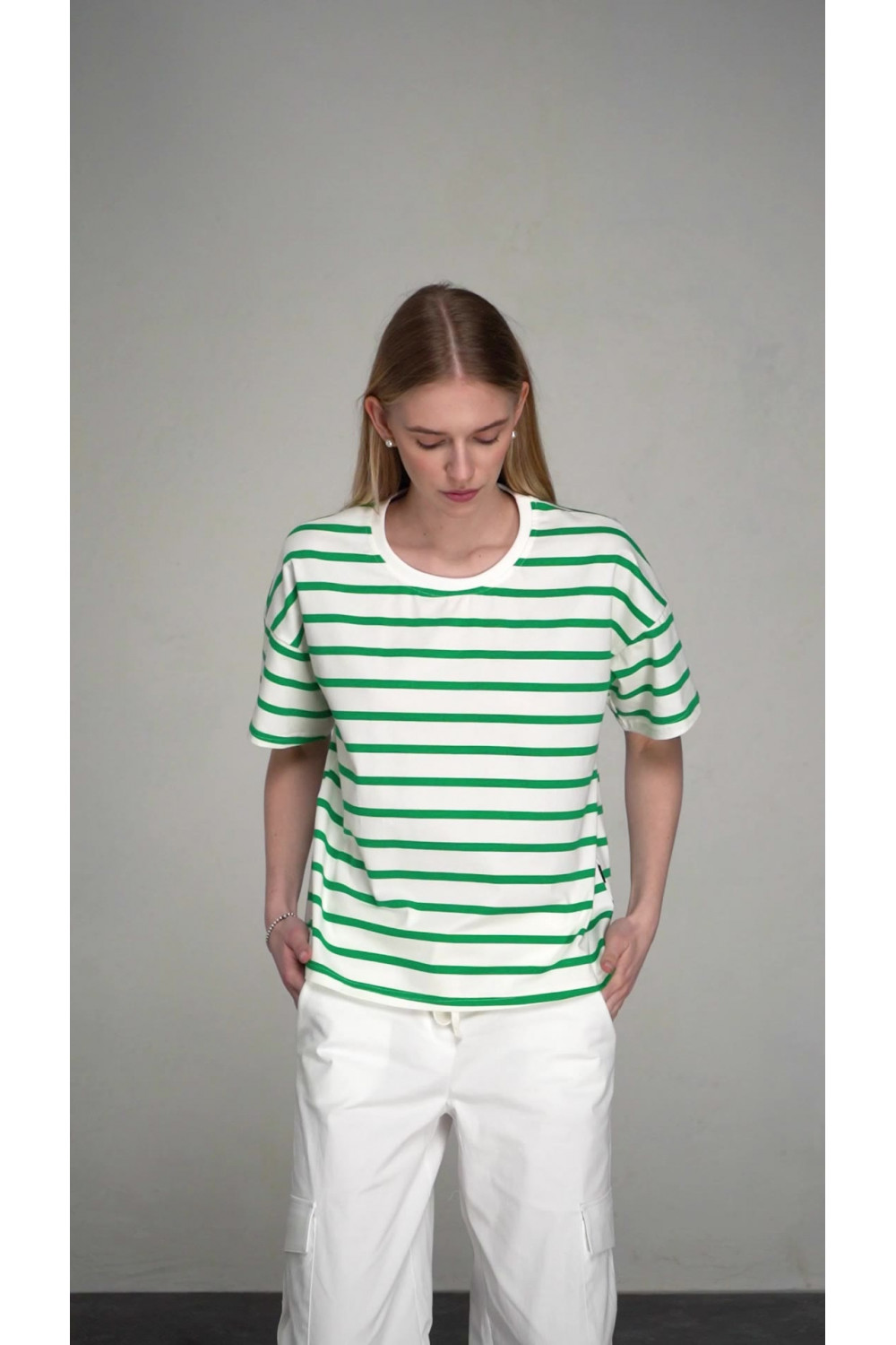 Футболка 6442 Зеленый