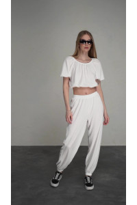 Костюм 6445 Молочный